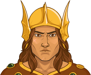 Caramon Majere Console Portrait