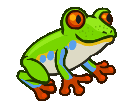 Lily the Tree Frog Model Gif