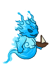 Splash the Water Elemental Familiar Portrait