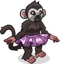 Piccolo the Pet Monkey Familiar Portrait