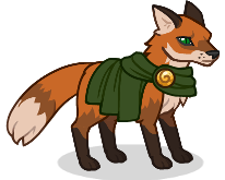 Tanis the Red-Pelted Fox Familiar Portrait