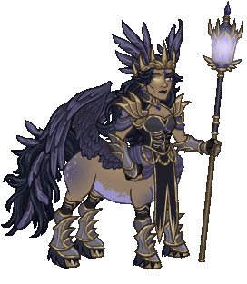 Raven Queen Thellora Model Gif